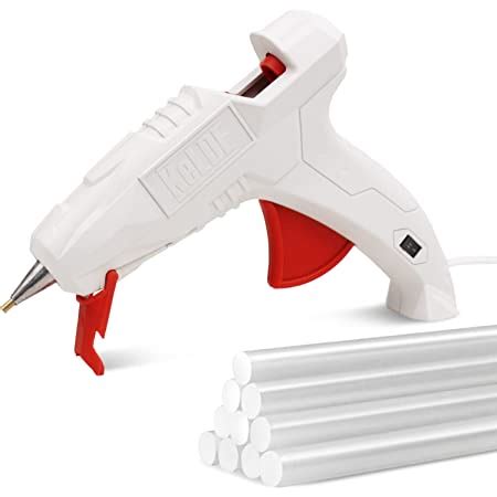 AdTech 0453 2 Temp Dual Temperature Hot Glue Gun Full Size White