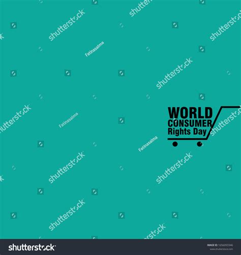 World Consumer Rights Day Vector Stock Vector (Royalty Free) 1656093346 ...