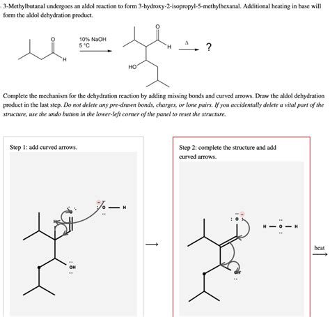 Solved 3 Methylbutanal Undergoes An Aldol Reaction To Form Chegg