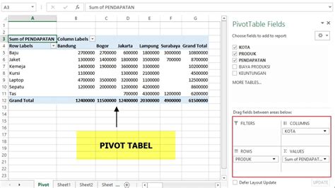 Pivot Table Excel Cara | Brokeasshome.com