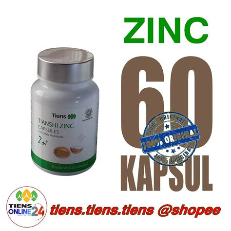 Jual Zinc Kapsul Tiens Tambah Tinggi Berat Badan Dan Nafsu Makan Anak