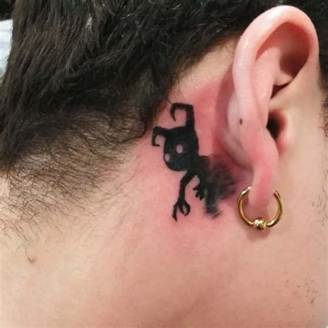 Share 89 Male Tattoo Behind Ear Super Hot In Cdgdbentre