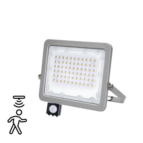 Foco Led 50w Con Sensor De Movimiento Iluminica Home