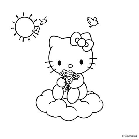 hello kitty coloring pages printable free 7