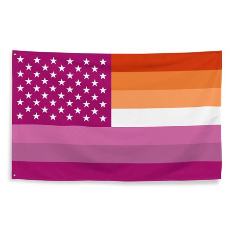 USA American Lesbian Pride Flag X Etsy