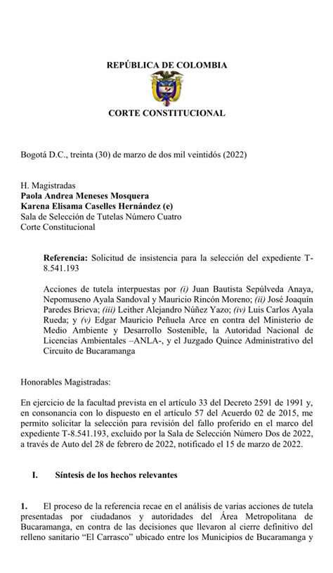 Juan Carlos C Rdenas On Twitter Estas Consideraciones Muestran Que