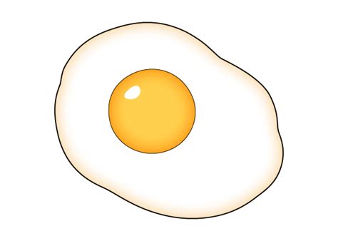 How To Draw A Fried Egg Step By Step Easylinedrawing