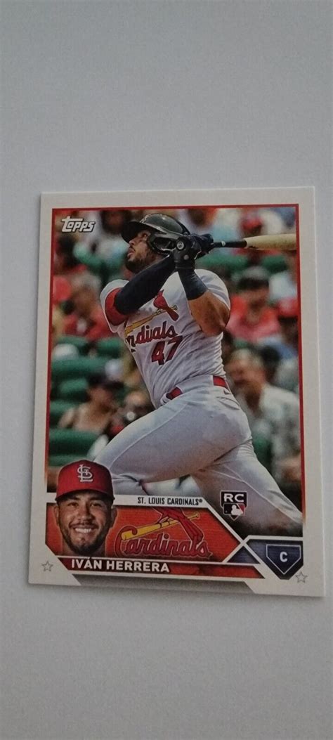 Ivan Herrera Saint Louis Cardinals Rookie 2023 Topps Mlb Baseball