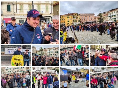 Sanremo Stefano Puzzer Alla Manifestazione No Green Pass Se Siamo