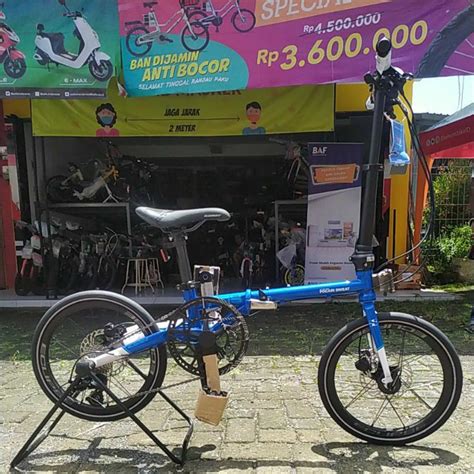 Jual Sepeda Lipat Element Troy X Pocari Sweet Speed Folding Bike