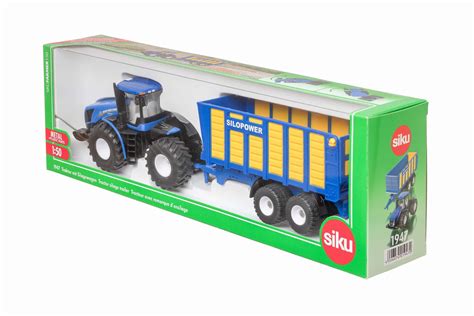 Siku Farmer 1947 New Holland Traktor Mit Silagewagen 1 50 OVP TOYCAR