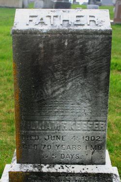 William F Keefer 1832 1902 Mémorial Find a Grave