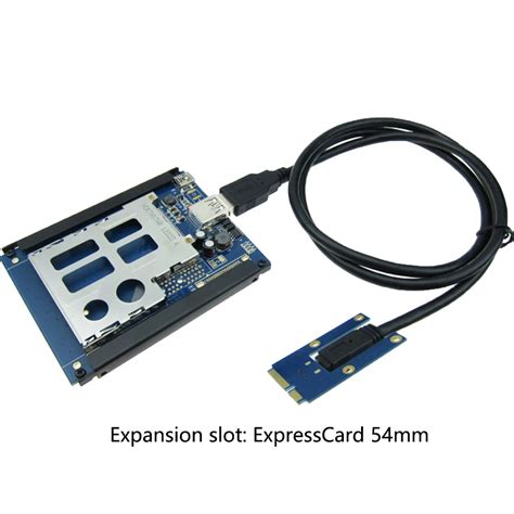 Size Mini PCIe USB 2.0 To ExpressCard 54 / 34 slot Adapter PCI express ...