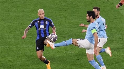 Manchester City Vs Inter Milan UEFA Champions League Final Action In