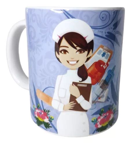 Taza Enfermera Personalizada Regalo Para Enfermera Doctora Meses Sin