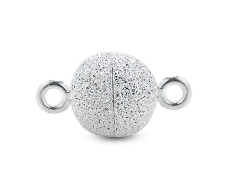 Magnetic Necklace Ball Clasp - Pearl & Clasp