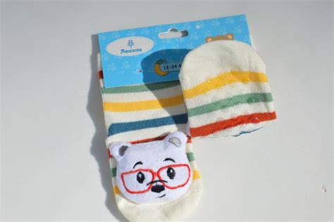 Meia Pantufa Infantil Bebê Antiderrapante Chocalho Menina Menino