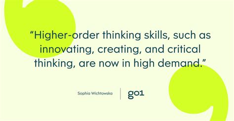 Develop Higher Order Thinking Skills To Future Proof Your Organisation