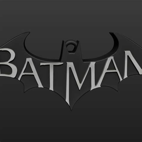 Descargar Archivo Stl Icono De Batman Arkham • Objeto Imprimible En 3d