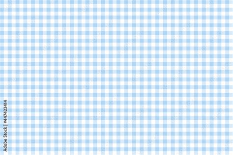 Light Blue Gingham Check Fabric Texture Stock Illustration Adobe Stock