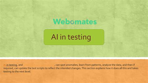 Ai In Testing By Webomates Inc Issuu