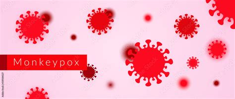 Monkeypox Virus Banner For Awareness And Alert Against Disease Spread