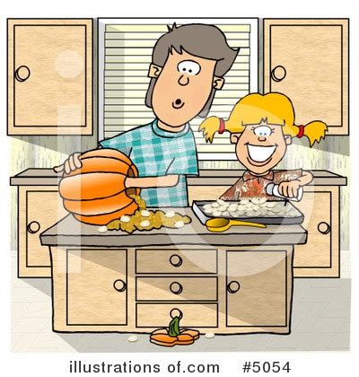 Family Time Clipart #5606 - Illustration by djart