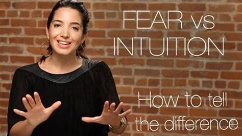 Fear Vs Intuition How To Tell The Difference Youtube