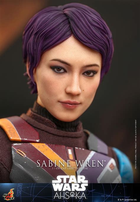 Sabine Wren Ahsoka Star Wars Hot Toys Collectibles 1 6 Scale Action