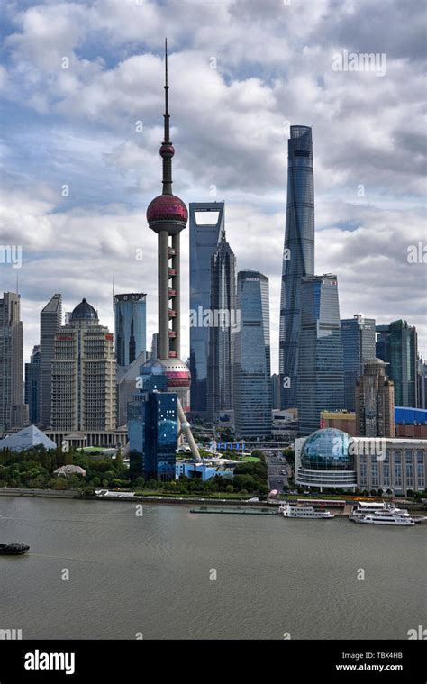 Huangpu River And Shanghai Magic Capital Hi Res Stock Photography And