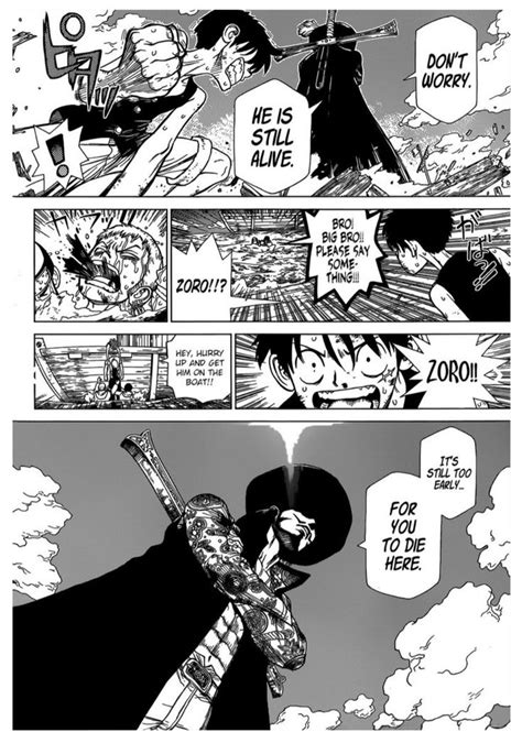 One Piece Chapter Zoro S Story Written By Oda Eiichrio And Redrawn