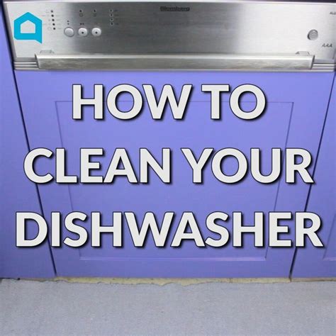 How to Clean Dishwasher | Cleaning your dishwasher, Clean dishwasher, Cleaning hacks