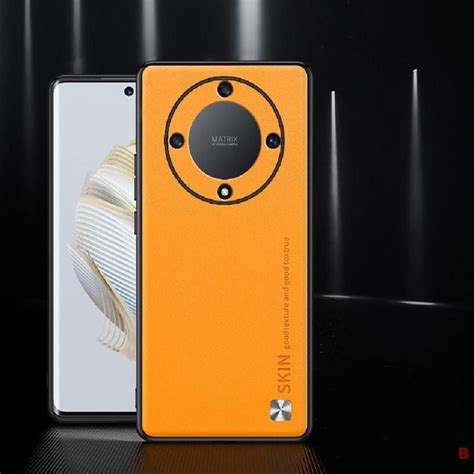 Простой и стильный кожаный чехол для Honor X9a и Honor Magic5 Lite ...