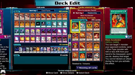 Yu Gi Oh Legacy Of The Duelist Link Evolution Volcanic Deck Profile And Deck Recipe Youtube