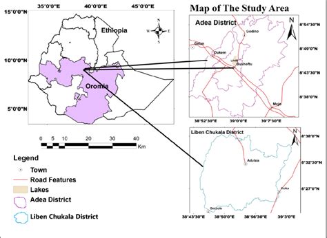 map   study areas  scientific diagram