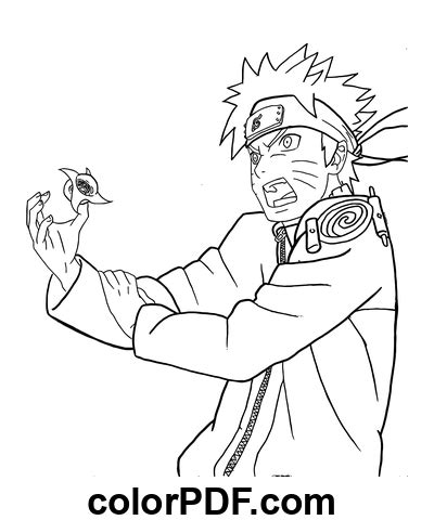 Acci N De Naruto Uzumaki Dibujos Para Colorear Y Libros En Pdf