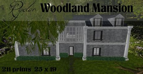 Second Life Marketplace - *Ryder* Woodland Mansion - Boxed