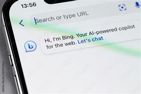 Foto De Microsoft Bing Chat With AI And GPT 4 Interface Mobile App On