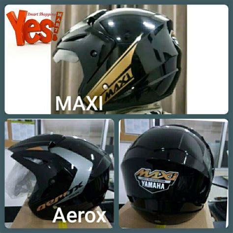 Jual Helm Half Face Motor Yamaha Nmax Maxi Aerox Sni Indonesia Shopee