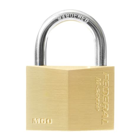 Federal Lock Brass Padlock 60MM M60 Series