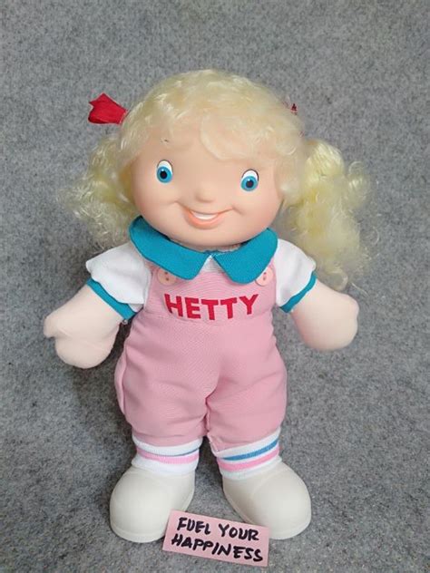 Vintage 1991 Hetty Doll Jollibee Happy Kids Meal Plush Stuffed Toy