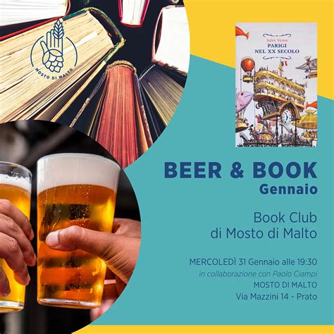 Beer Book Club Di Lettura Di Mosto Di Malto Gennaio 2024