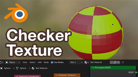 Blender Checker Texture On A UV Sphere YouTube