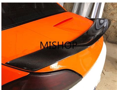 For Kia Forte K Carbon Fiber Rear Trunk Lip Spoiler