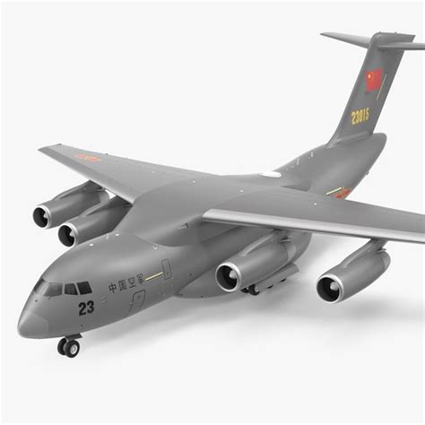 Xian Y20 Large Military Transport Aircraft 3D - TurboSquid 1719504