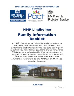 Inspections at HMP Lindholme Doc Template | pdfFiller