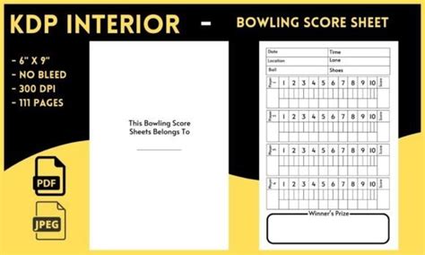 Spinner Score Sheets Kdp Interior Graphic By Salah Eddine · Creative Fabrica