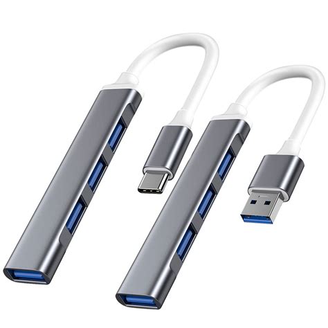 Cổng chia usb 3 0Hub type C all in 1 Hub usb mở rộng 7 cổng kết nối đa