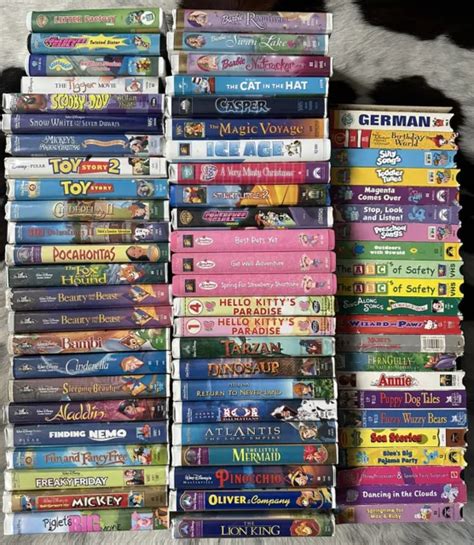 Lot De Chefs D Uvre Disney Or Diamant Noir Vhs Coquille Clapet