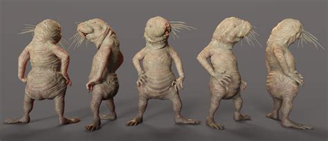Unsightly Textures For The Storybook Naked Mole Rat For Genesis 8 1
